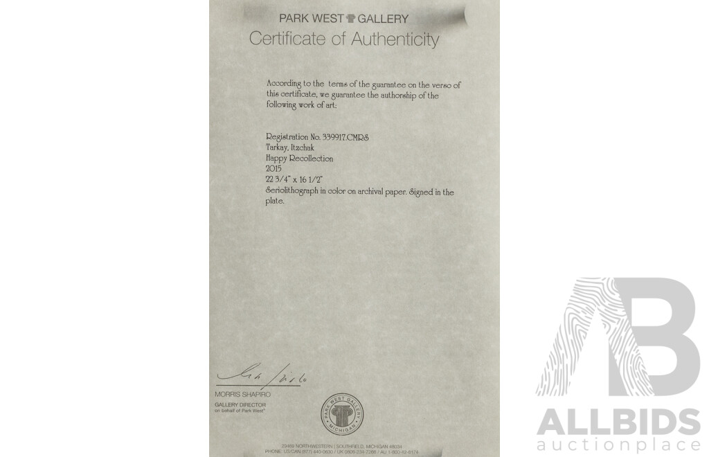 Itzchak Tarkay (20th Century, Serbian-Born Israeli, 1935-2012), Feeling & Soul (2006), Serigraph in Colour on Wove Paper, 30.5 x 24 cm & Happy Recollection (2015), Seriolithograh on Archival Paper, 65 x 48 cm (2)