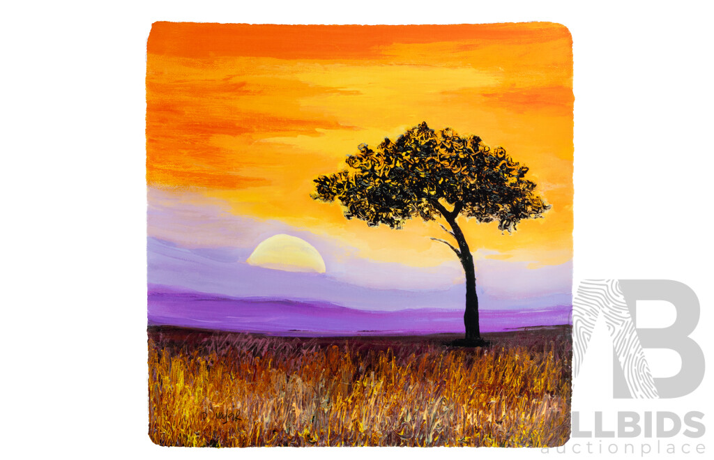 David Najar, (20th Century, Israeli, 1962-), After a Long Day; Eye on the Horizon & Starting Fresh (all 2017), Trio of Giclee on Colour Paper, Hand Signed, 45 x 45 cm (largest sheets) (3)