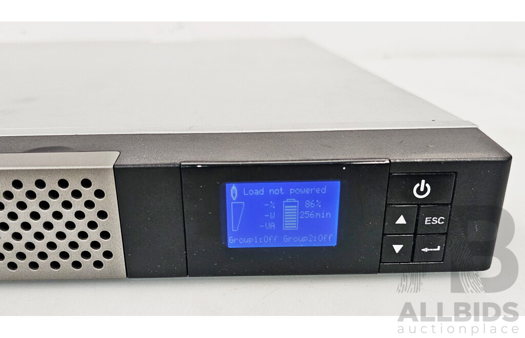 Eaton (5P1550iR) 1550VA 1100W Line Interactive 1U Rackmount UPS