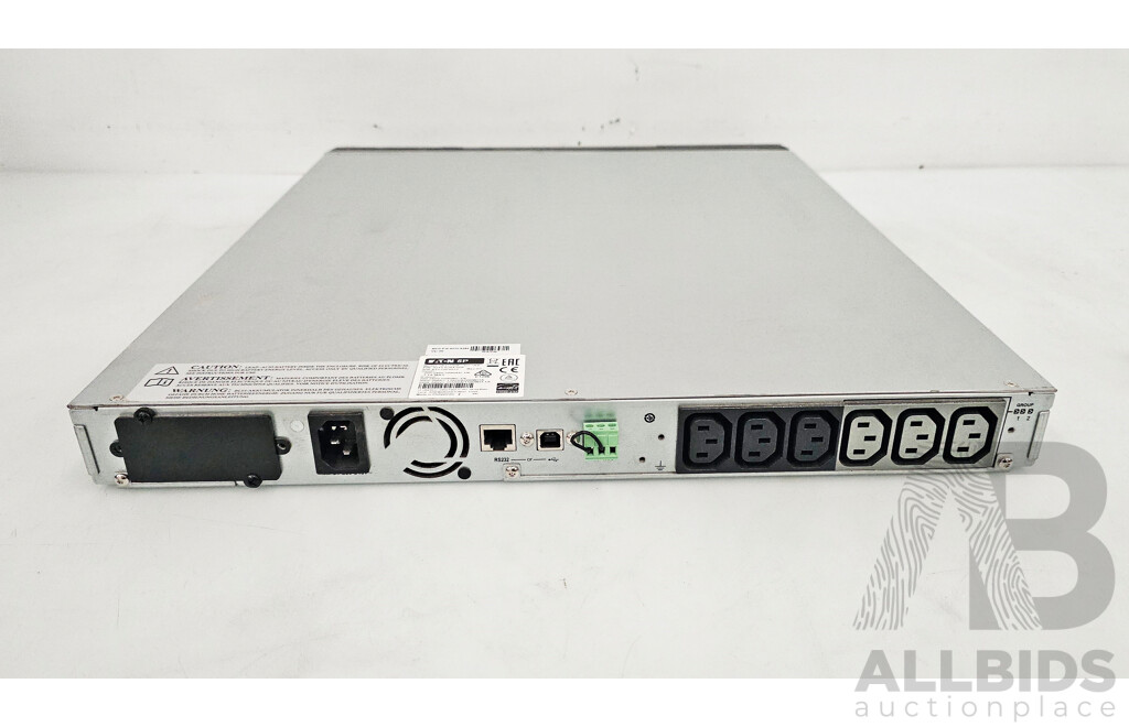 Eaton (5P1550iR) 1550VA 1100W Line Interactive 1U Rackmount UPS