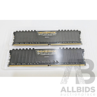 Corsair Vengeance 32GB DDR4 3200MHz RAM - Lot of Two