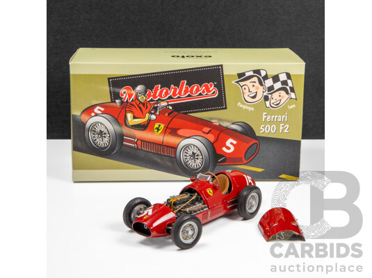 1660351 · Exoto Motorbox 1952 Ferrari 500 F2 #15 Red - 1:18 Scale Model Car