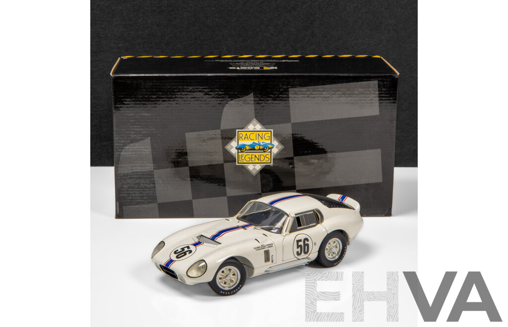 Exoto Racing Legends 1965 Shelby Cobra Daytona Coupe the Ford of France Coupe #56 Nurburgring 1000km  - 1:18 Scale Model Car