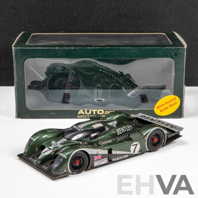 AUTOart Motorsport 2003 Bentley Speed 8 LeMans 24hr Winner R.Capello / T.Kristensen / G.Smith #7 Green - 1:18 Scale Model Car