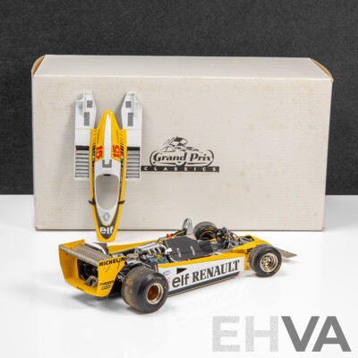 Exoto Grand Prix Classics 1980 Renault RE-20 Turbo Formula 1 Grand Prix Austria Winner J.P Jaboullie #15 - 1:18 Scale Model Car