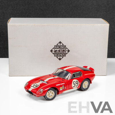 Exoto Racing Legends 1965 Shelby Cobra Daytona Coupe Scuderia Filipnetti #59 Red  - 1:18 Scale Model Car