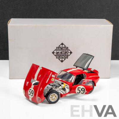 Exoto Racing Legends 1965 Shelby Cobra Daytona Coupe Scuderia Filipnetti #59 Red  - 1:18 Scale Model Car