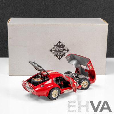Exoto Racing Legends 1965 Shelby Cobra Daytona Coupe Scuderia Filipnetti #59 Red  - 1:18 Scale Model Car