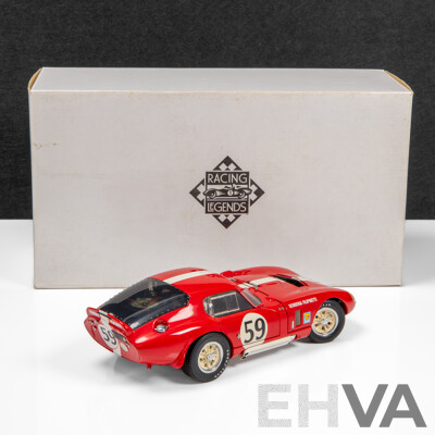 Exoto Racing Legends 1965 Shelby Cobra Daytona Coupe Scuderia Filipnetti #59 Red  - 1:18 Scale Model Car