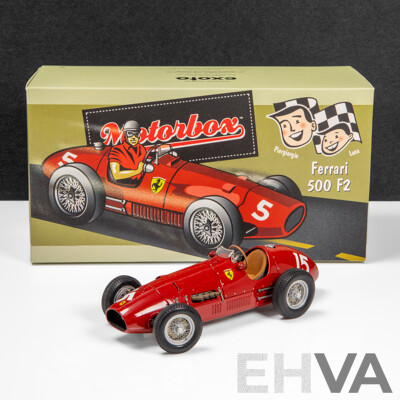 Exoto Motorbox 1952 Ferrari 500 F2 #15 Red - 1:18 Scale Model Car