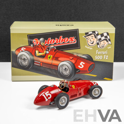 Exoto Motorbox 1952 Ferrari 500 F2 #15 Red - 1:18 Scale Model Car
