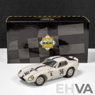 Exoto Racing Legends 1965 Shelby Cobra Daytona Coupe the Ford of France Coupe #56 Nurburgring 1000km  - 1:18 Scale Model Car