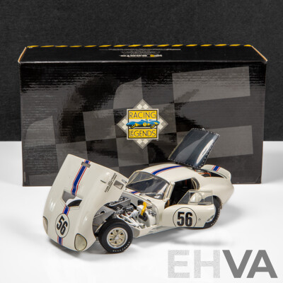 Exoto Racing Legends 1965 Shelby Cobra Daytona Coupe the Ford of France Coupe #56 Nurburgring 1000km  - 1:18 Scale Model Car