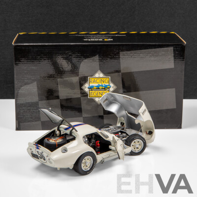 Exoto Racing Legends 1965 Shelby Cobra Daytona Coupe the Ford of France Coupe #56 Nurburgring 1000km  - 1:18 Scale Model Car