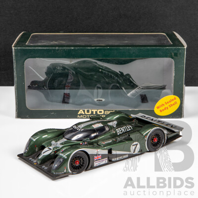 AUTOart Motorsport 2003 Bentley Speed 8 LeMans 24hr Winner R.Capello / T.Kristensen / G.Smith #7 Green - 1:18 Scale Model Car