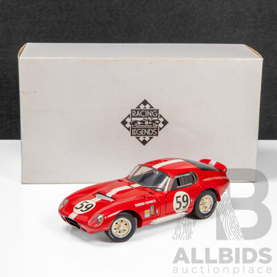 Exoto Racing Legends 1965 Shelby Cobra Daytona Coupe Scuderia Filipnetti #59 Red  - 1:18 Scale Model Car