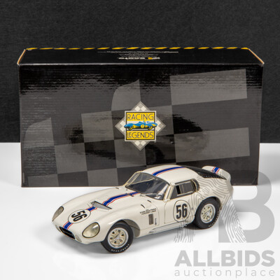 Exoto Racing Legends 1965 Shelby Cobra Daytona Coupe the Ford of France Coupe #56 Nurburgring 1000km  - 1:18 Scale Model Car