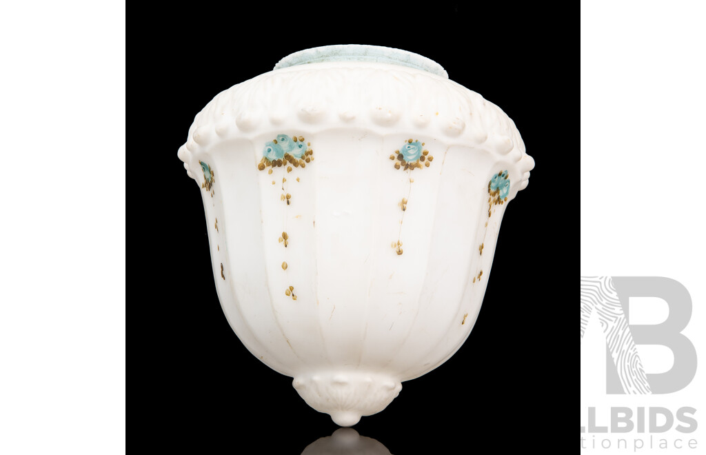 Vintage Bulb Milk Glass Lamp Shade