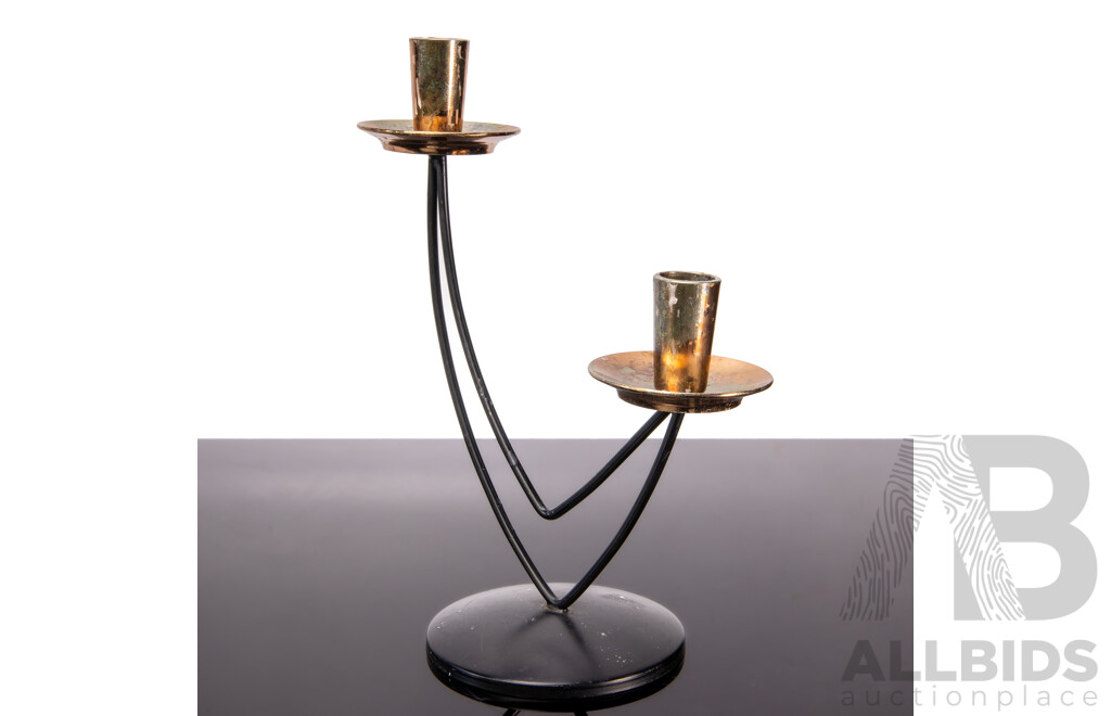 Mid Century Australian Turner Wave Candlestick