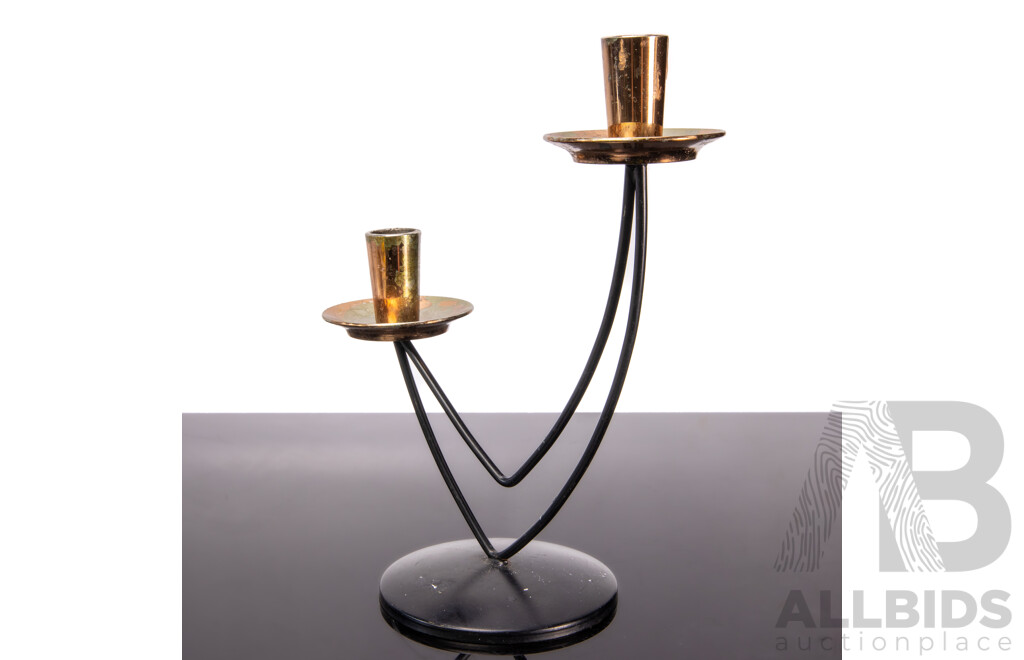 Mid Century Australian Turner Wave Candlestick