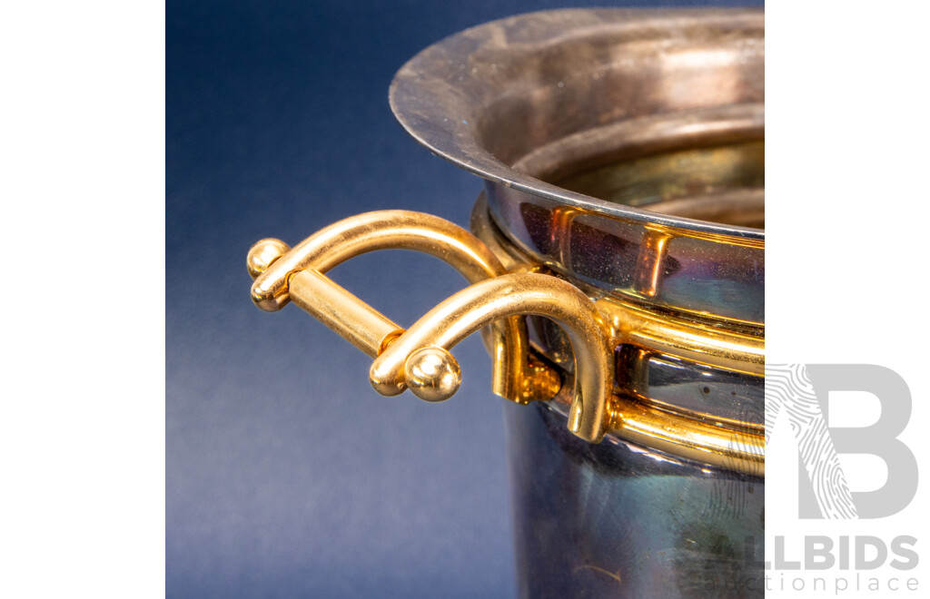 Vintage Australian Strachan Silver Plated Ice Bucket and Cover