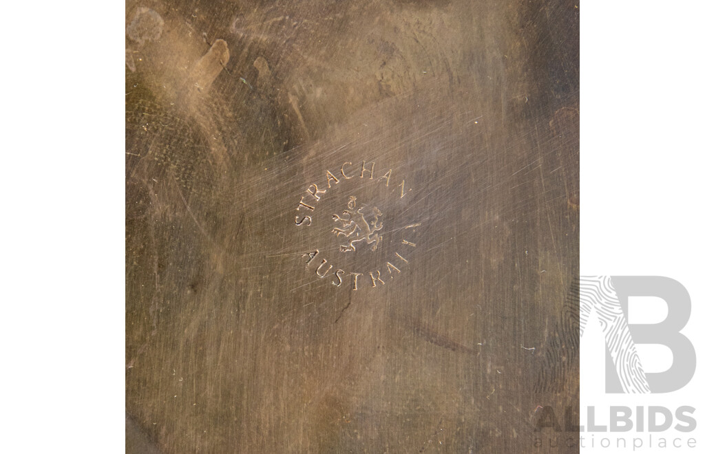 Vintage Australian Strachan Silver Plated Ice Bucket and Cover