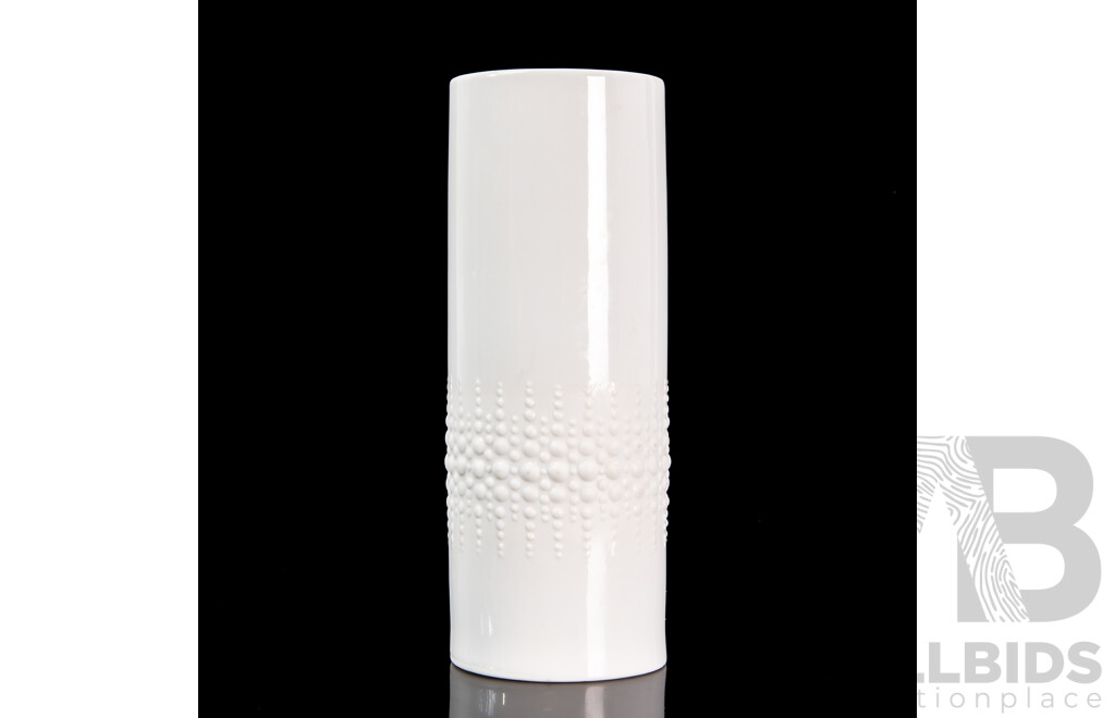 Mid Century Naaman Artline Porcelain Vase Made in Israel, Circa 1970s