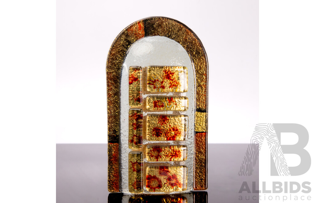 Mid Century Studio Glass Sculpture