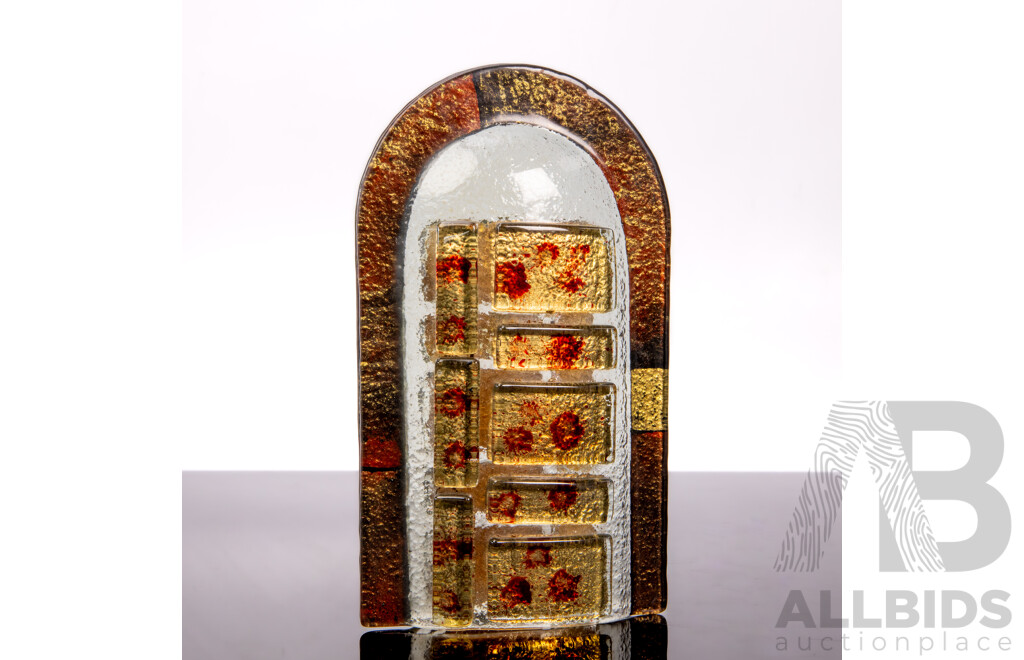 Mid Century Studio Glass Sculpture