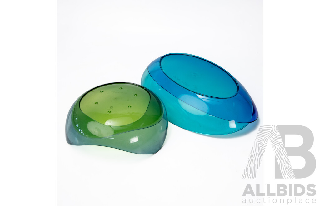 Two Tupperware Sheerly Elegant Bowls