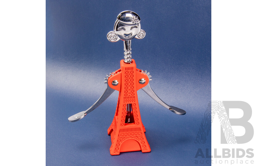 French Pylones Cheers Tower Red Eiffel Tower Corkscrew, Designed by Tire-Bouchen