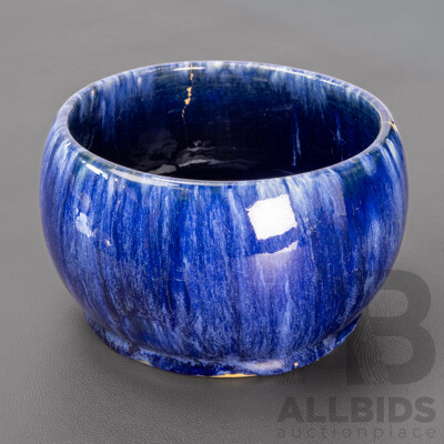 Antique John Campbell Glazed Ceramic Bowl Dated 1932