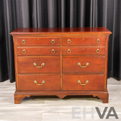 Drexel Georgian Style Chest of Six Drawers