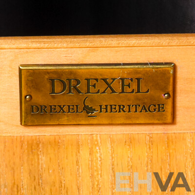 Drexel Heritage Single Pedestal Desk with Hutch