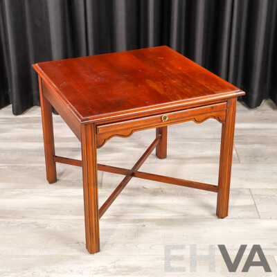 Drexel Heritage Side Table with Book Slide