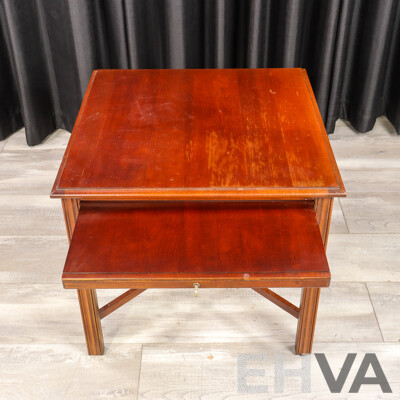 Drexel Heritage Side Table with Book Slide