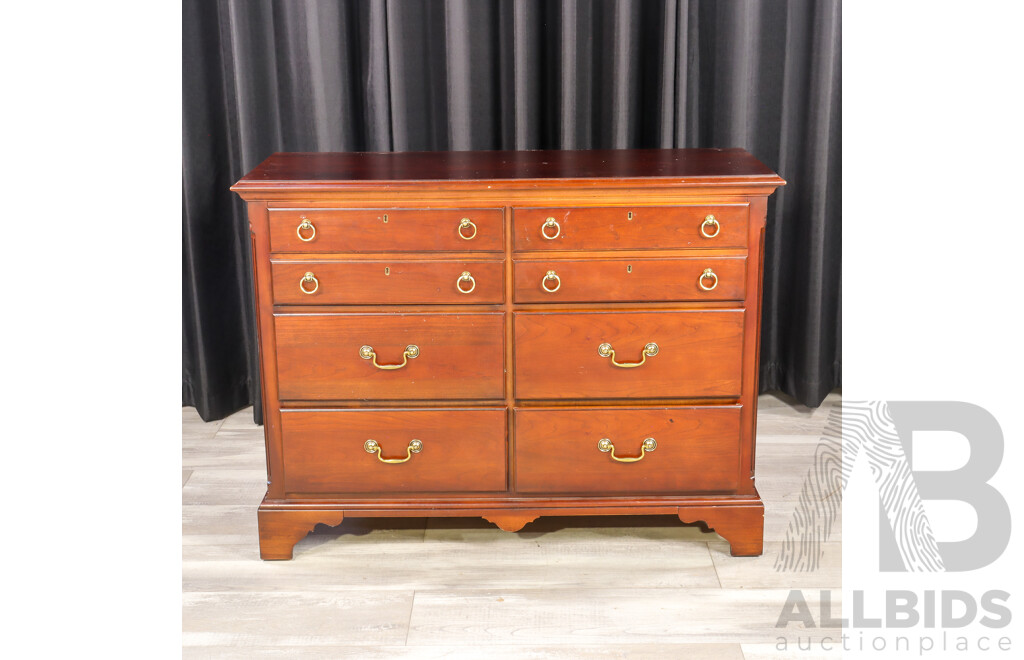 Drexel Georgian Style Chest of Six Drawers