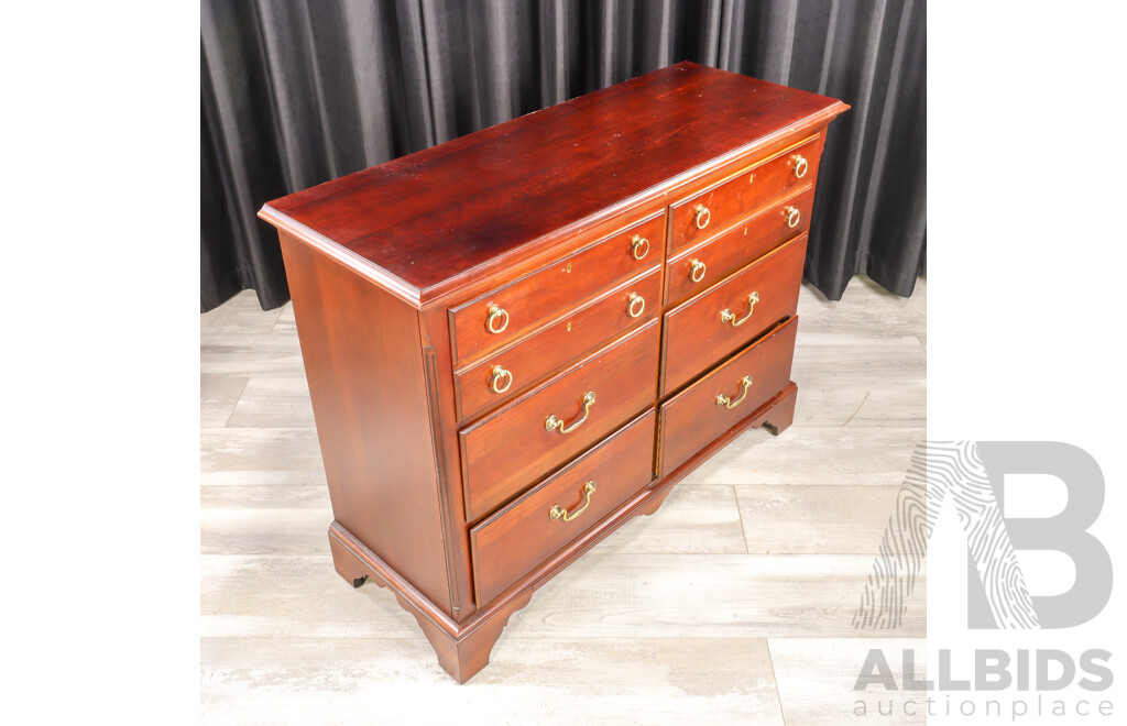 Drexel Georgian Style Chest of Six Drawers