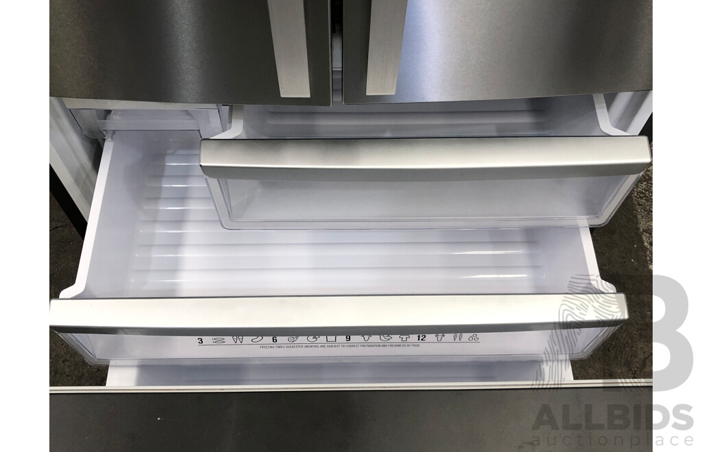 Westinghouse 520 Litre French Door Bottom Mount Stainless Steel Fridge/Freezer