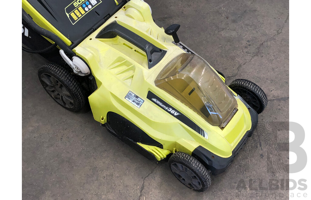 Ryobi RLM36 Series Battery Powered Lawn Mower