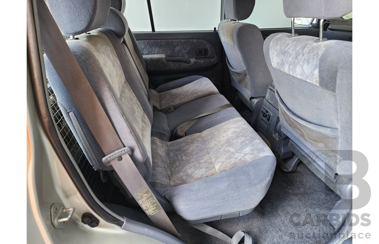 4/2001 Toyota Landcruiser Prado 50TH Anniversary (4x4) VZJ95R 4d Wagon Silver 3.4L