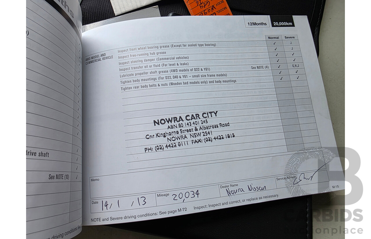 1/2011 Nissan Dualis Ti (4x2) J10 SERIES II 4d Wagon Grey 2.0L