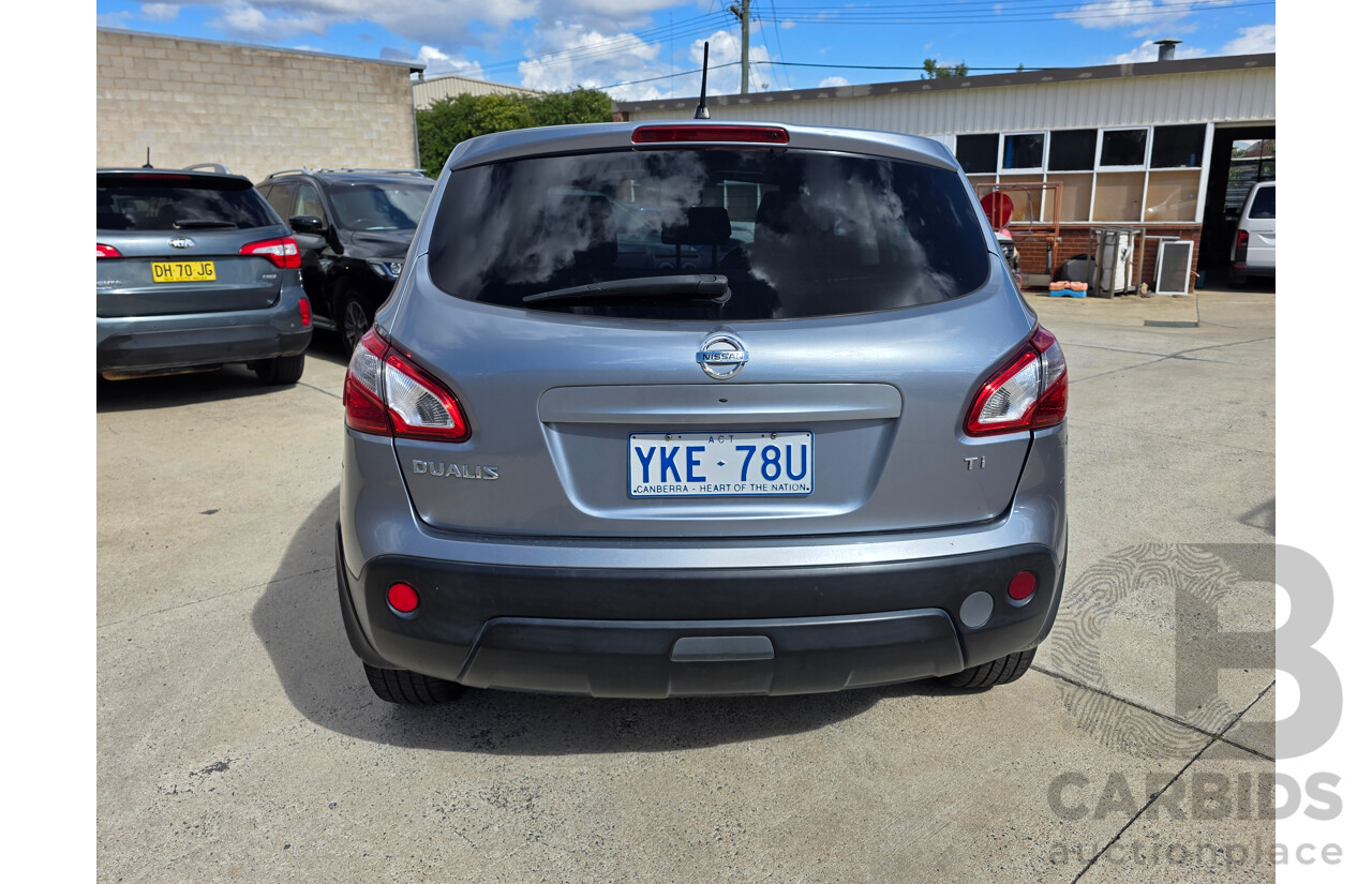 1/2011 Nissan Dualis Ti (4x2) J10 SERIES II 4d Wagon Grey 2.0L