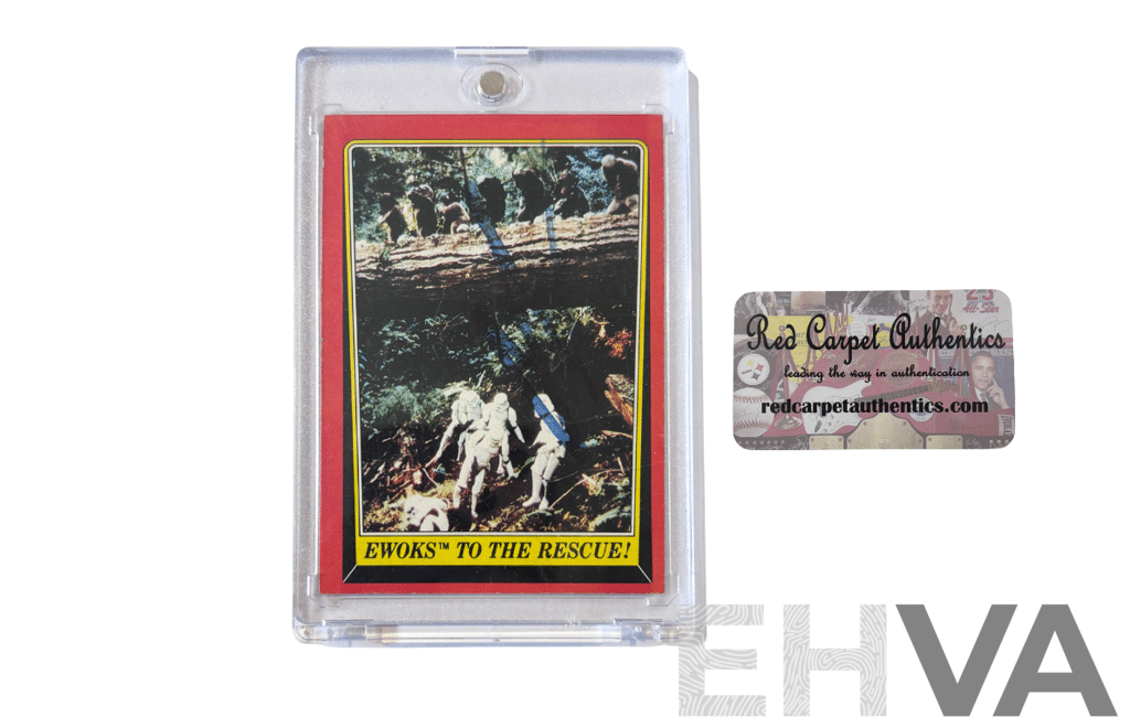 1983 Star Wars Vintage Card George Lucas Signature Card with COA