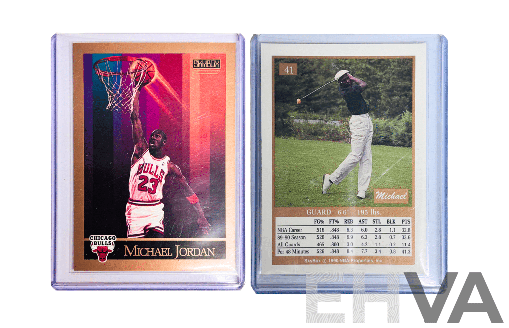 Michael Jordan 1990 SkyBox Chicago Bulls Trading Card