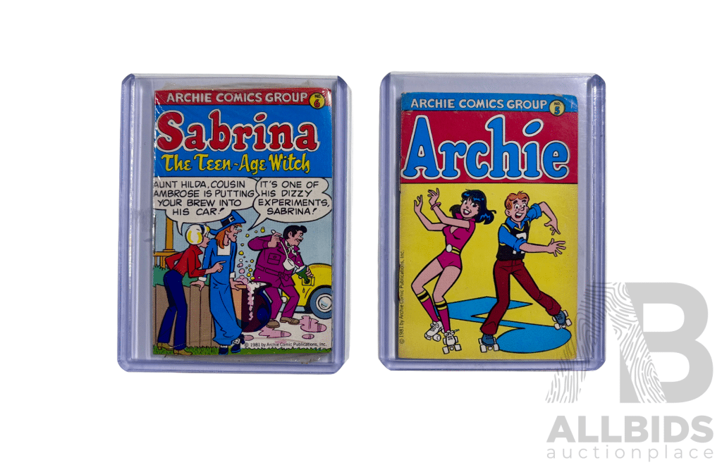 Bronze Age Archie Miniture Comics Pair – Sabrina & Archie