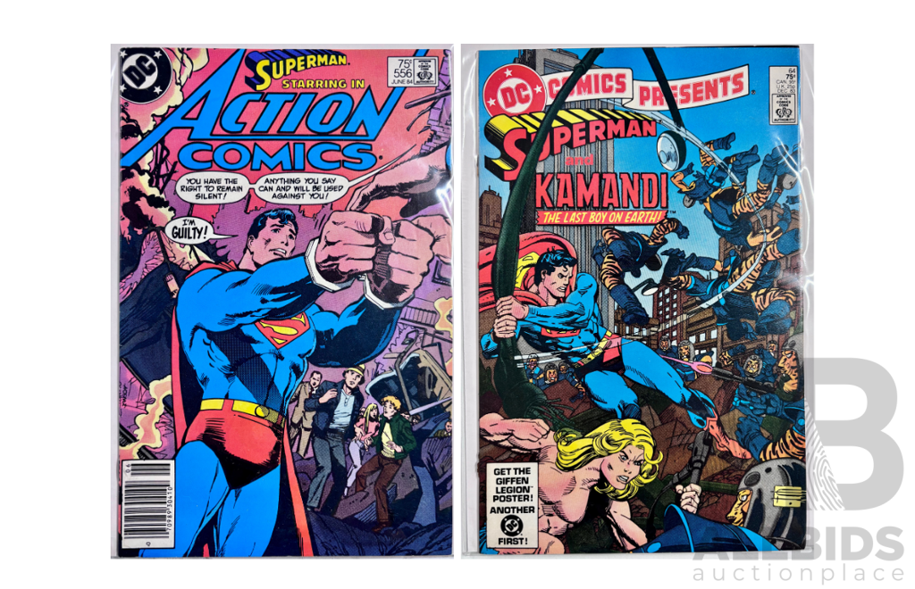 Action Comics #556 (1984) & DC Comics Presents #64 (1983)