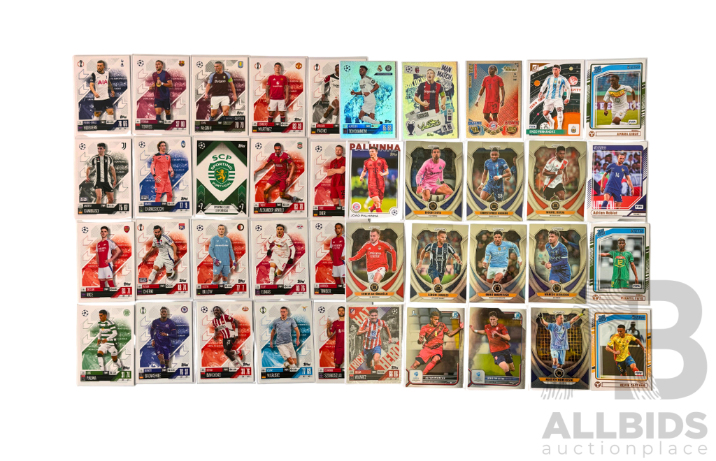 Mixed Premier League Football 40 Card Lot
