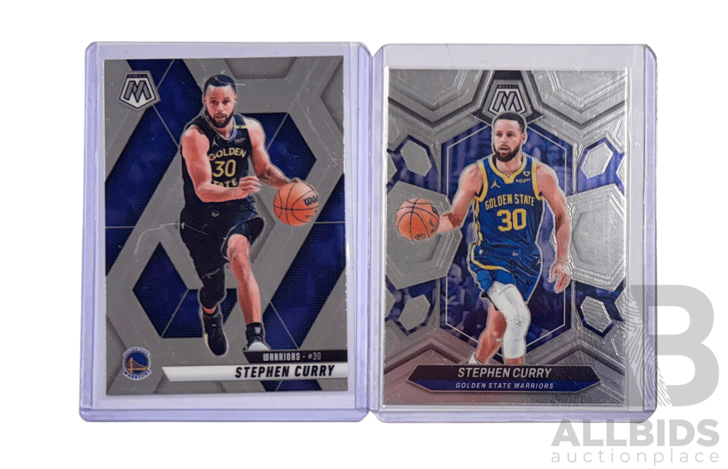 Stephen Curry Golden State Warriors Two Card Lot