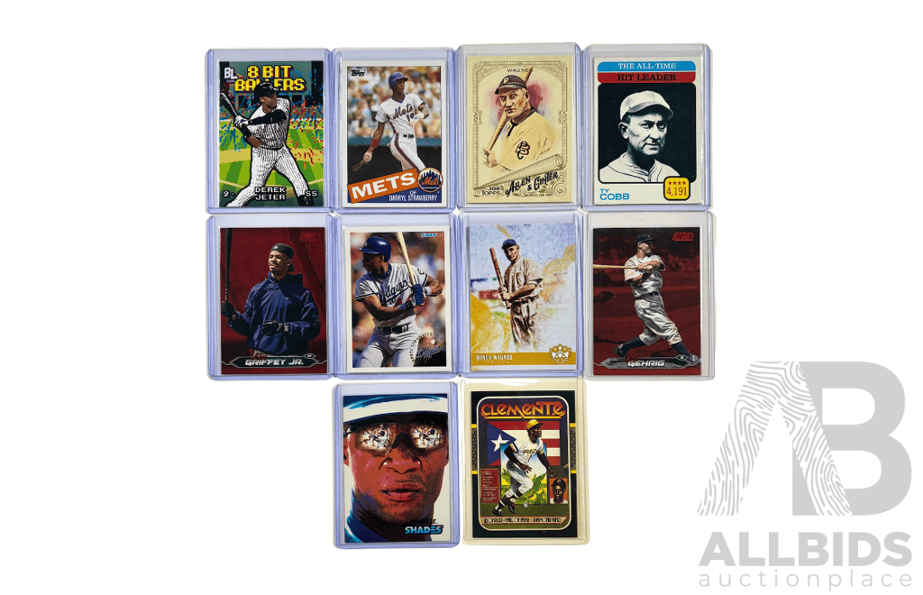 1661743 · MLB Mixed Vintage & Modern 10 Card Lot
